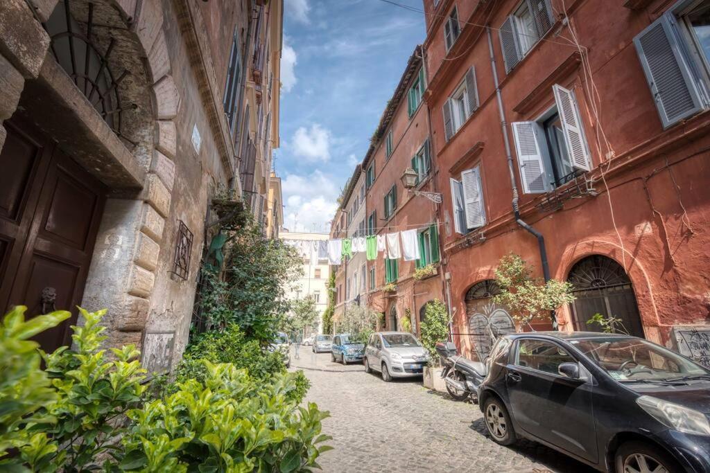 רומא Shabby Apartment @Trastevere מראה חיצוני תמונה